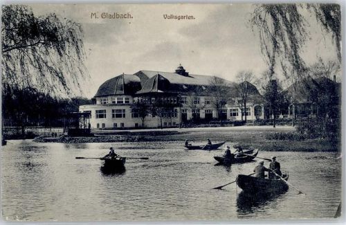 Mönchengladbach 1915 Volksgarten Bootspartie