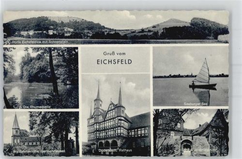 Duderstadt Seeburger See Ruhmequelle Rathaus Schloss Bodenstein