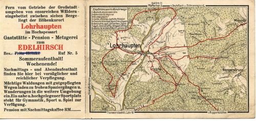 Lohrhaupten Gasthaus Zum Edelhirsch Stadtplan