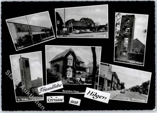 Hilgen 1969 ev. Kirche kath. Kirche Könerstrasse