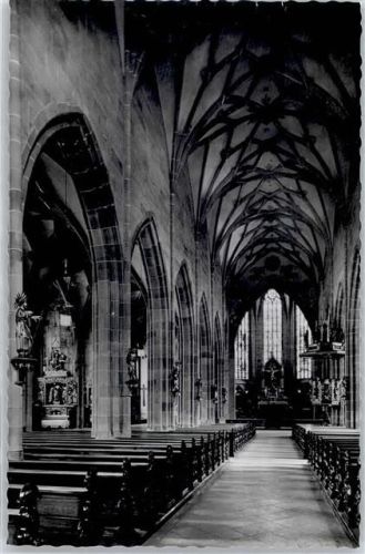 78628 W7210 Rottweil - katholische Kirche Innenansicht