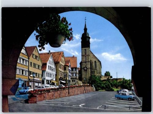 Böblingen Marktplatz Stadtkirche