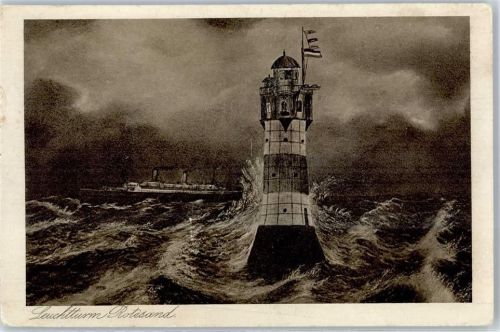 Bremerhaven Rotesand schwarz weiss rot