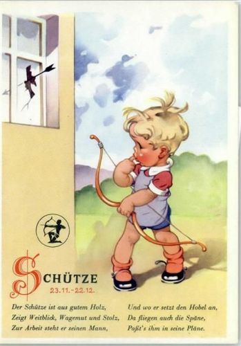 Schütze Pfeil und Bogen
