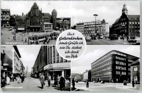 Gelsenkirchen Bahnhof Bahnhofstrasse Postamt