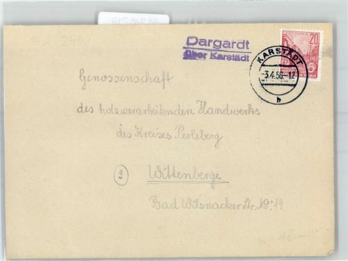 19357 O2911 Dargardt - Landpoststempel
