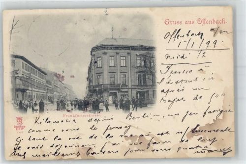 Offenbach 1899 Frankfurterstraße