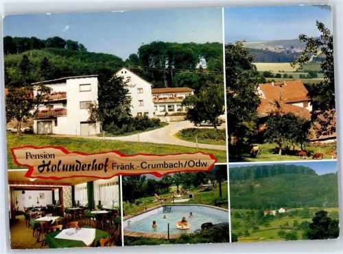 Fränkisch-Crumbach Pension Holunderhof Schwimmbad