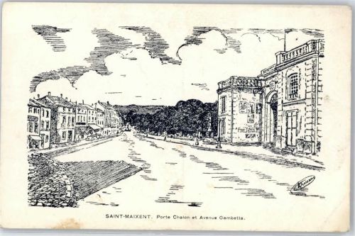 Saint-Maixent Porte Chalon et Avenue Gambetta