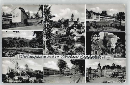 Braunfels Schloss Marktplatz Schlossaufgang Erholungsheim des H.v.H.