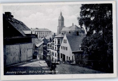 09456 O9300 Annaberg-Buchholz - Blick auf die St. Annenkirche