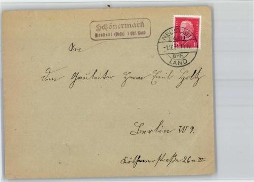 Schönermark Landpoststempel