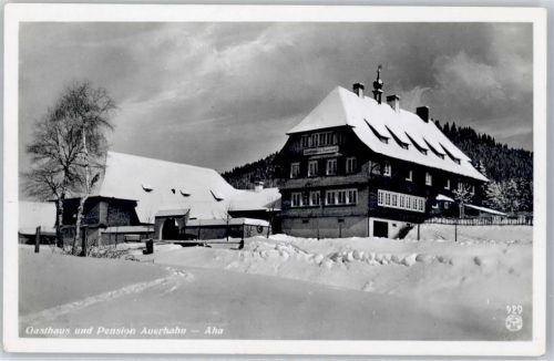 Altglashütten Gasthaus Pension Auerhahn im Winter