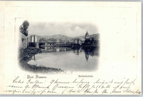 Nassau 1903 Kettenbrücke