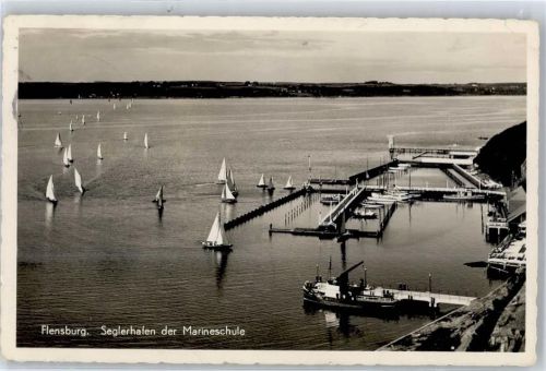 Flensburg Segler Hafen Marineschule