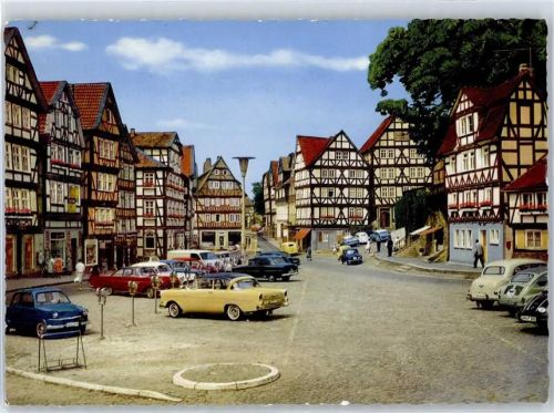 34576 W3588 Homberg , Efze - Marktplatz