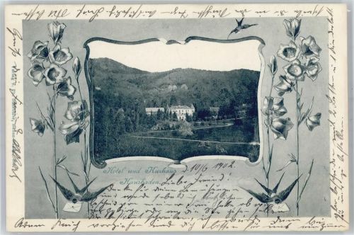 Hausbaden 1902 Hotel Hausbaden Schwalben