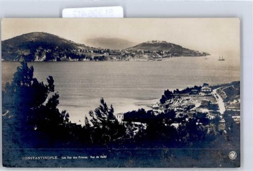 Konstantinopel Les ties des Princes Vue de Halki