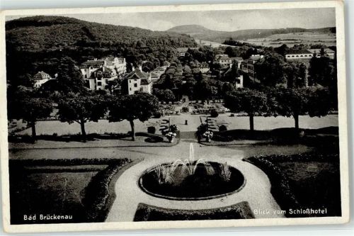 Bad Brückenau Blick vom Schloßhotel