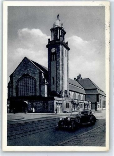 Hagen 1955 Hauptbahnhof Auto
