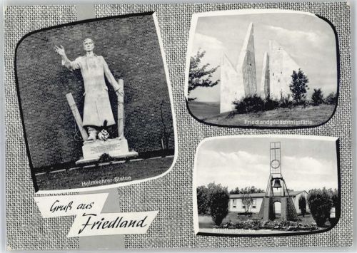 Friedland Heimkehrer Statue Gedächtnisstätte Glocke