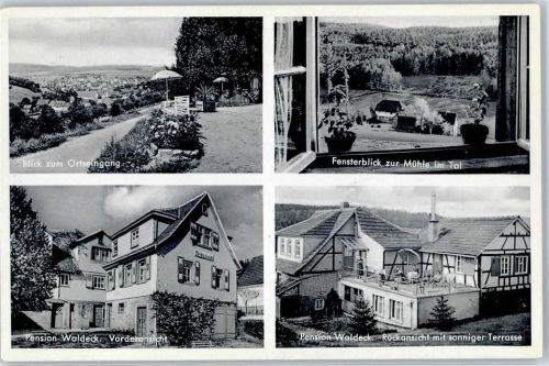 64753 W6126 Langen-Brombach - Pension Waldeck Bahnpost