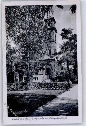 Fürth Auferstehungskirche Kriegerdenkmal