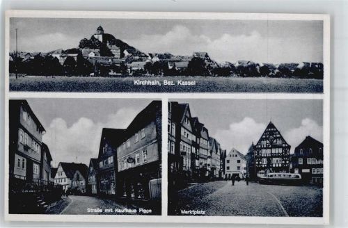 Kirchhain Strasse Kaufhaus Marktplatz