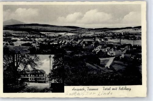 61267 W6392 Anspach , Taunus - Ganzsache Reklame , Linde