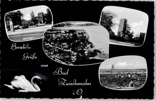 Bad Zwischenahn Marktplatz Aussichtsturm Am Badestrand Schwan