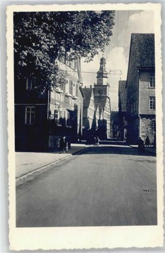 Kirchheim Straßenansicht Blick zur Kirche Notopfer
