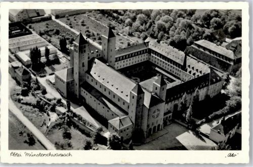 Münsterschwarzach Fliegeraufnahme Abtei