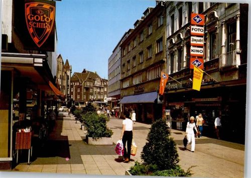 Bottrop Hansastraße Goldschild Foto Zengeler Handlung