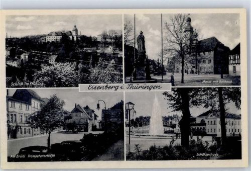 Eisenberg Schloss Marktplatz Rathaus Am Brühl Trompeterschlössl Schützenhaus