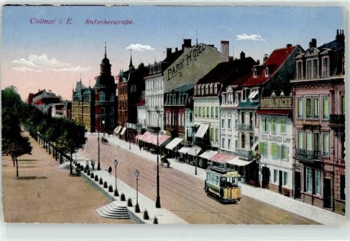 Colmar Rufacherstrasse Park Hotel Straßenbahn