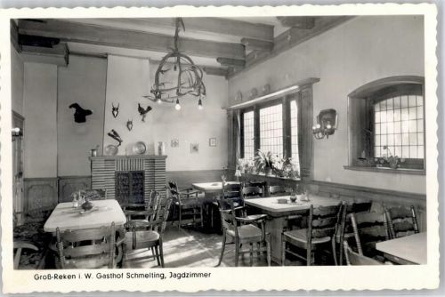 Groß Reken Gasthaus Schmelting Jagdzimmer
