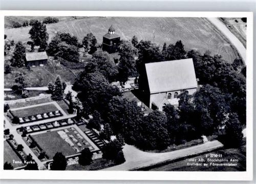 Upsalla Fliegeraufnahme Tuna Kyrka