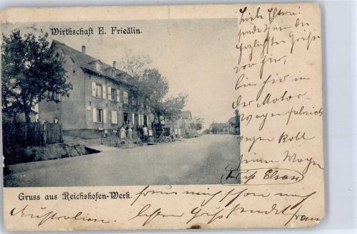 Reichshoffen 1902 Gasthaus