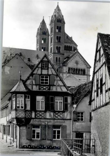 Speyer Nikolausgasse Gasthaus Zum Halbmond