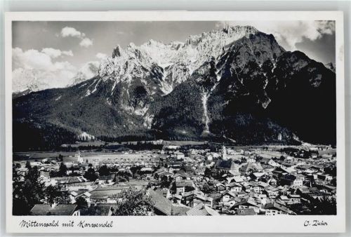Mittenwald Karwendel Verlag Ottmar Zieher sign. O.Zieher