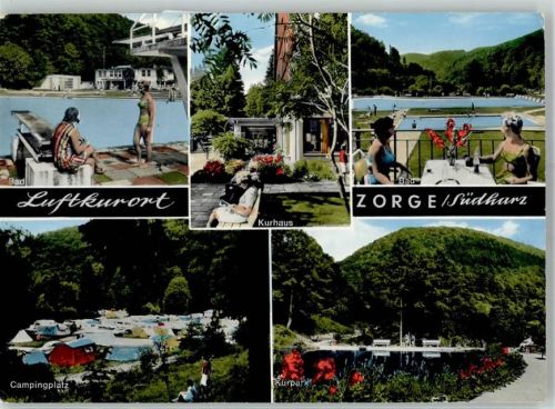 Zorge Kurhaus Schwimmbad Campingplatz Kurpark