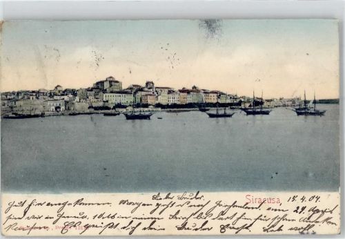 Siracusa 1905 Hafen