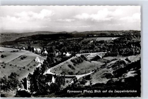 Pirmasens Blick auf die Zeppelinbrücke