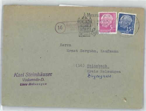Vockerode-Dinkelberg Landpoststempel