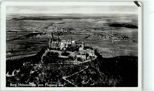 Hohenzollern Fliegeraufnahme Burg Hohenzollern