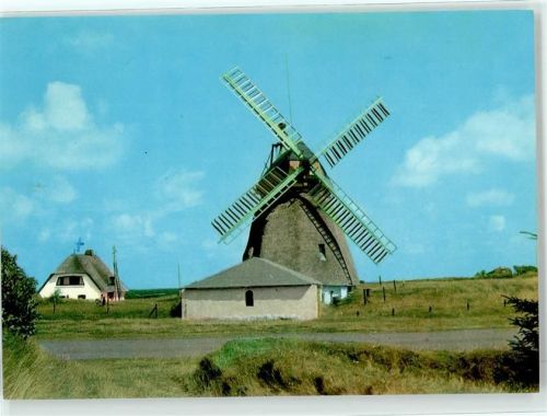 Amrum Mühle im Nebel