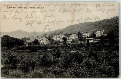 Barr Blick auf Schloss Andlau