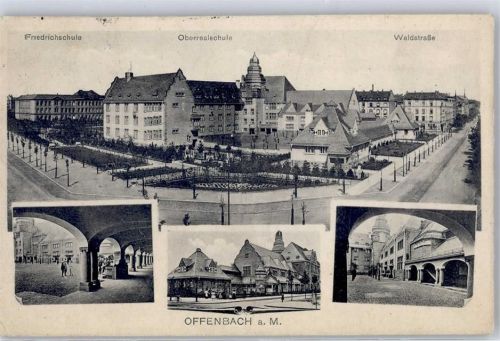 Offenbach Friedrichschule Oberrealschule Waldstraße