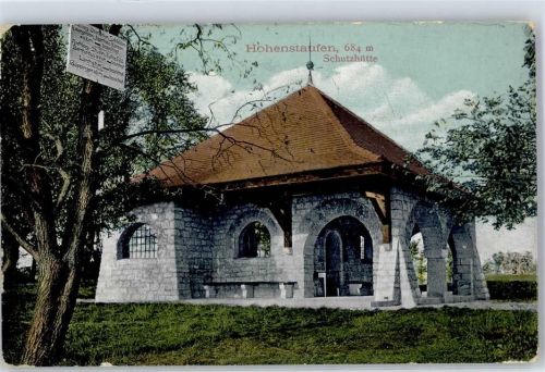 Hohenstaufen 1908 Schutzhütte