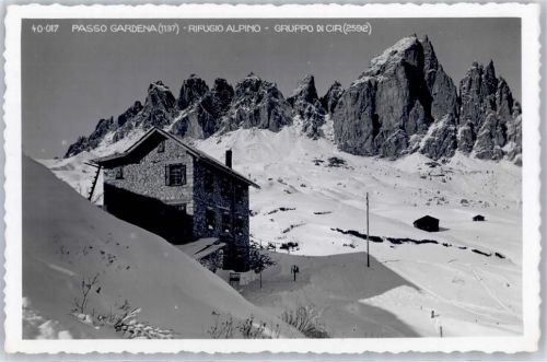 Bozen Rifugio Alpino Winter-Karte
